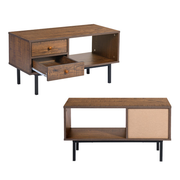 Rack 2 Cajones Tono Roble