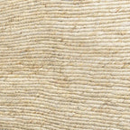 Alfombra Estrecha de Yute con Bordado Lateral