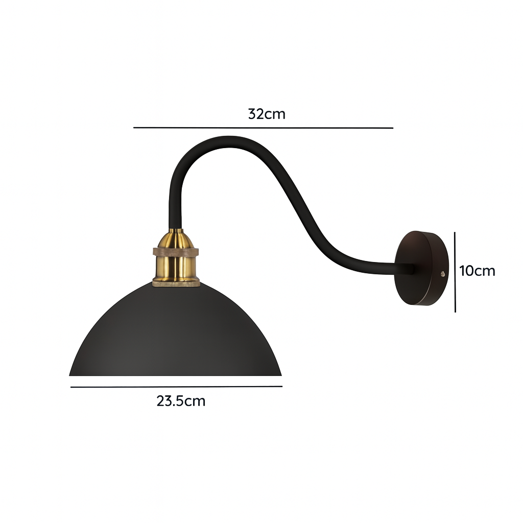 Lámpara aplique Flexible  tipo farol