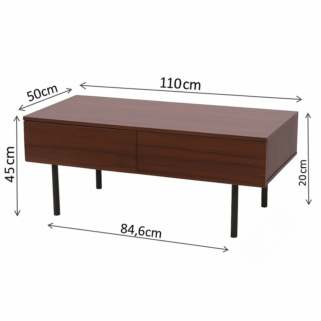 Mesa de Centro Color Roble