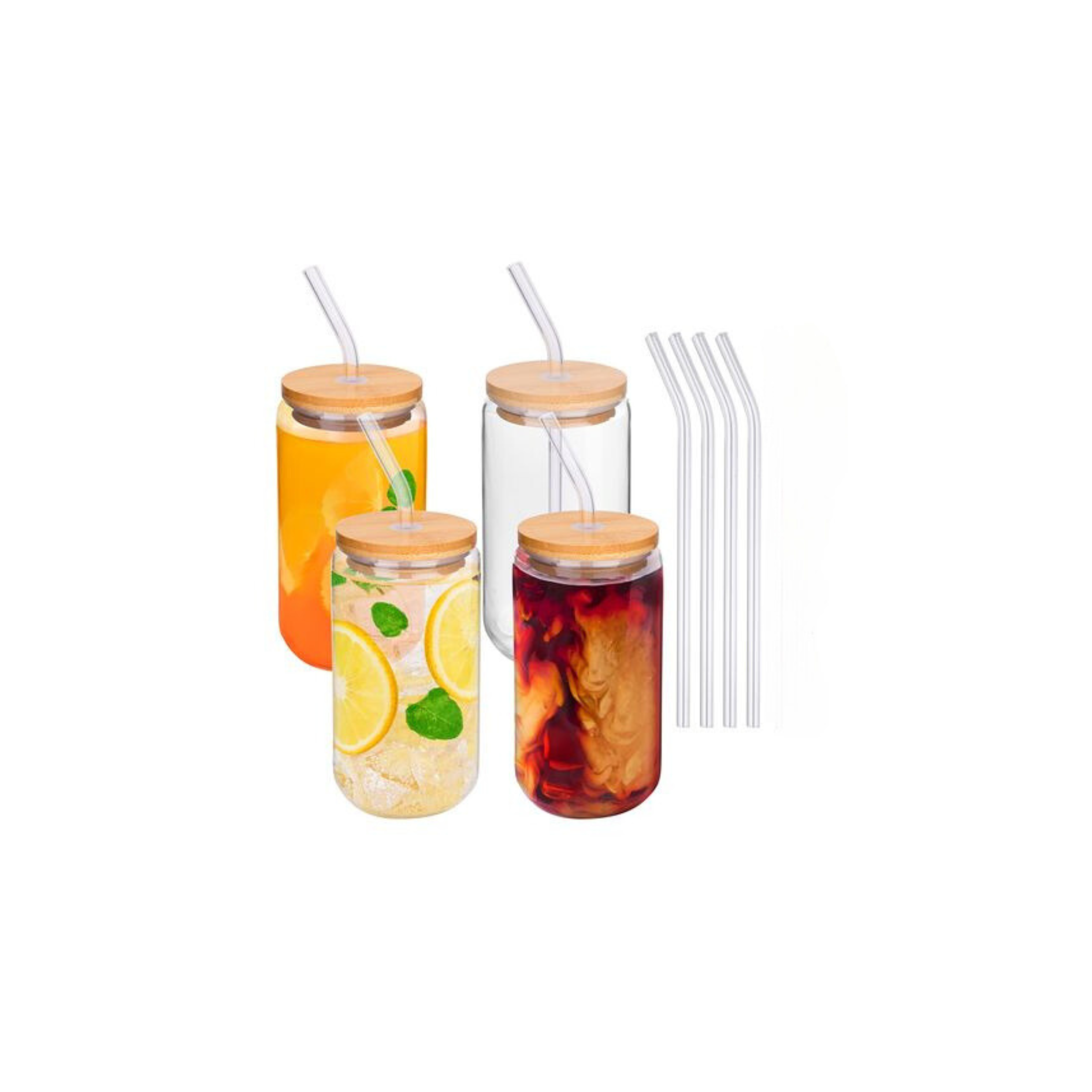 Vaso Cristal Trending con Bombilla