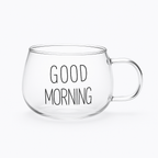 Taza de Vidrio “Good Morning”  350ml